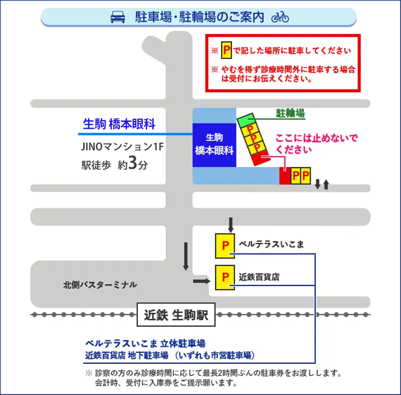 駐車場・駐輪場のご案内